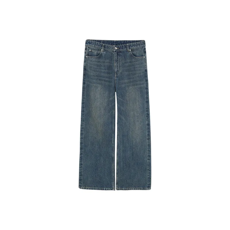 NANS STUDIO Jeans Men's Washed Blue-0