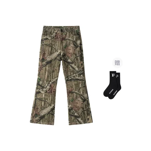 PILOTDRAGON P&D 24FW Jeans Unisex Camouflage