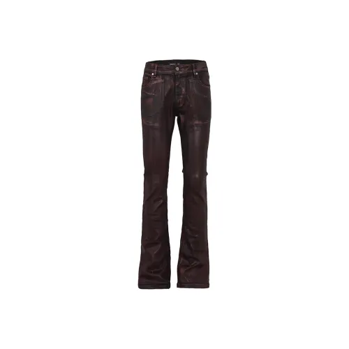 P.M.W Jeans Men Deep Red