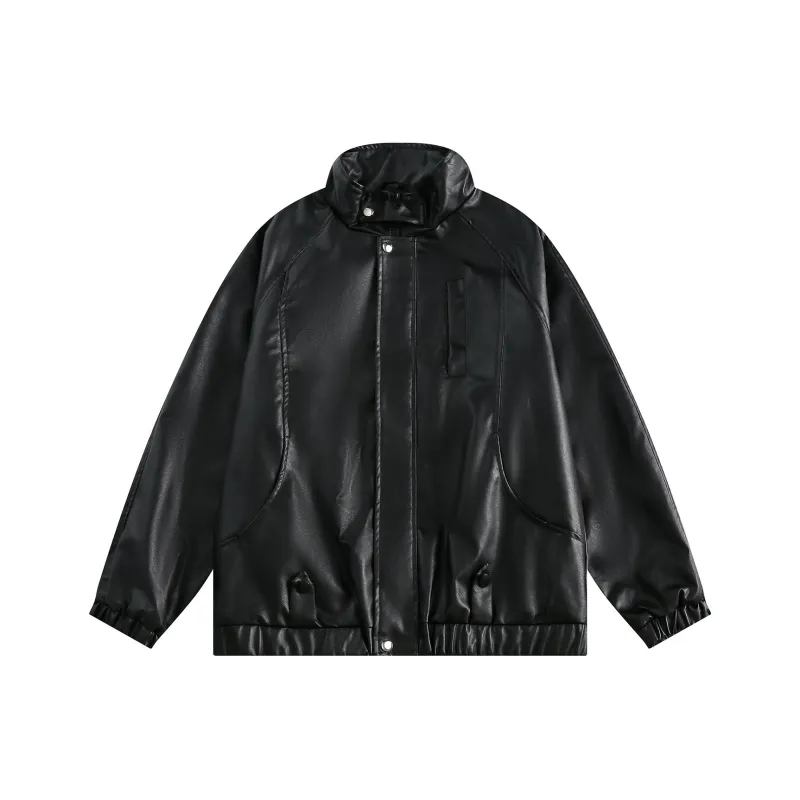 YooMore Leather Jackets Unisex-0