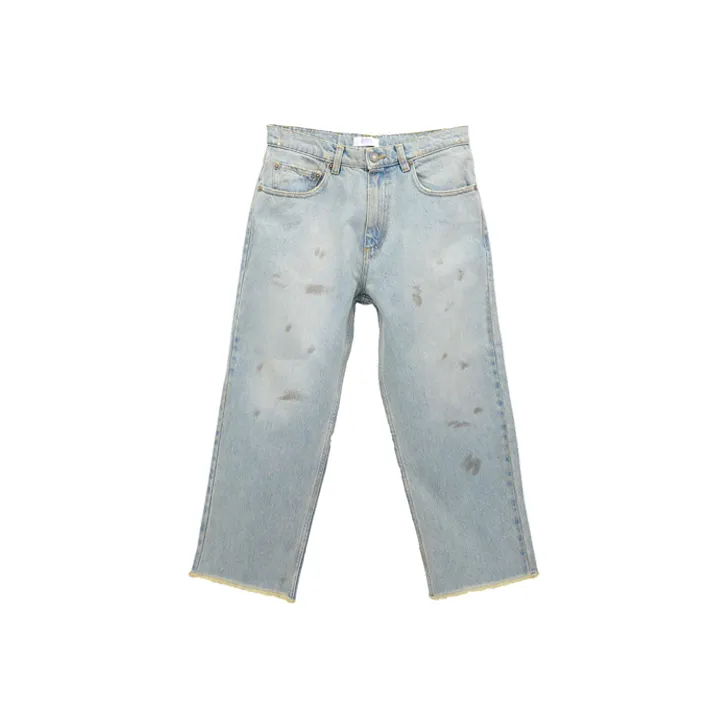 ERL Woven Cropped Jeans-0