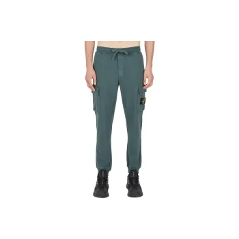 STONE ISLAND Cargo Pants Men Petroleum Green