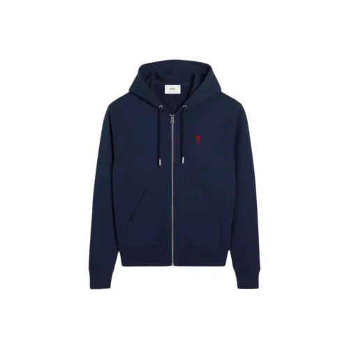 AMIPARIS Paris Ami De Coeur Zip Up Hoodie