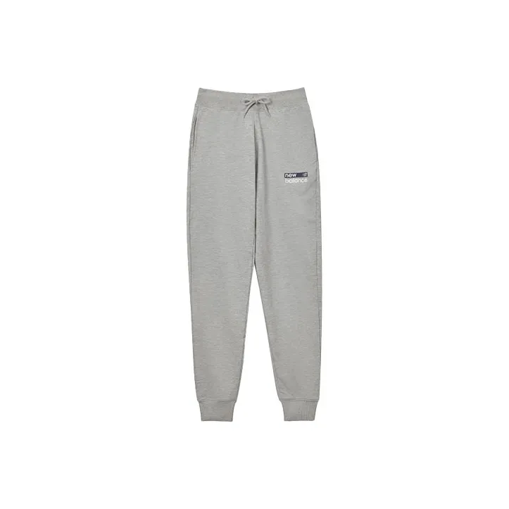 New Balance Knitted Sweatpants Men Gray-0