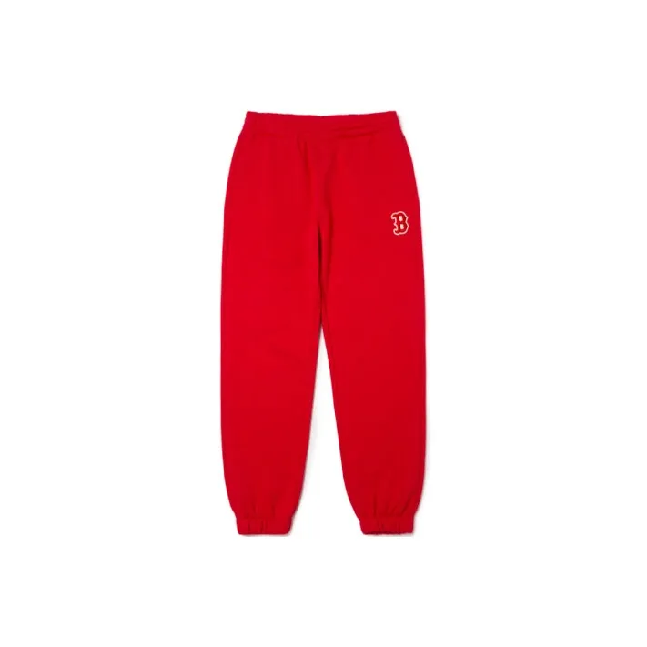 MLB Knitted Sports Pants Unisex Red-0