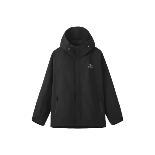 CAMEL Multicolor Lightweight Outdoor Hooded Waterproof Windproof Coat Wear Resistant Anti Rip Jacket Unisex