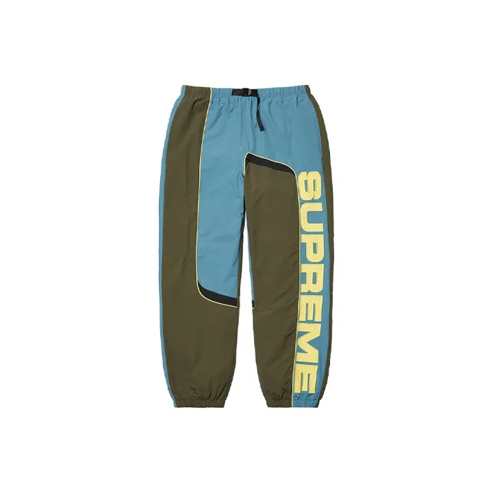 Supreme S Paneled Belted Track Pant-0