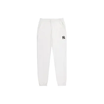 MLB New York Yankees Knitted Sweatpants Unisex White