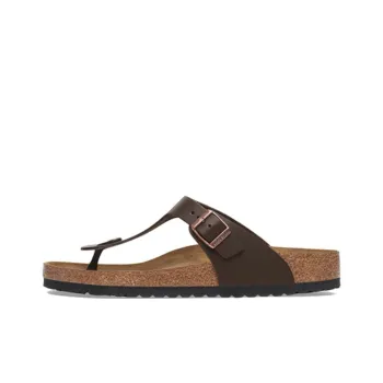 Birkenstock Gizeh Flip Flops Unisex Brown Regular Loose Fit