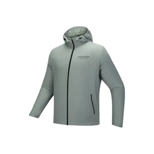 Anta Variety Training Collection Jackets Coats Men's Granite Gray