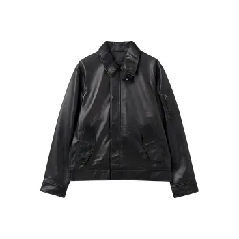 Helmut Lang Leather Jackets Men Black