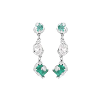KING OF BLING Alloy With Zircon Earrings Women's