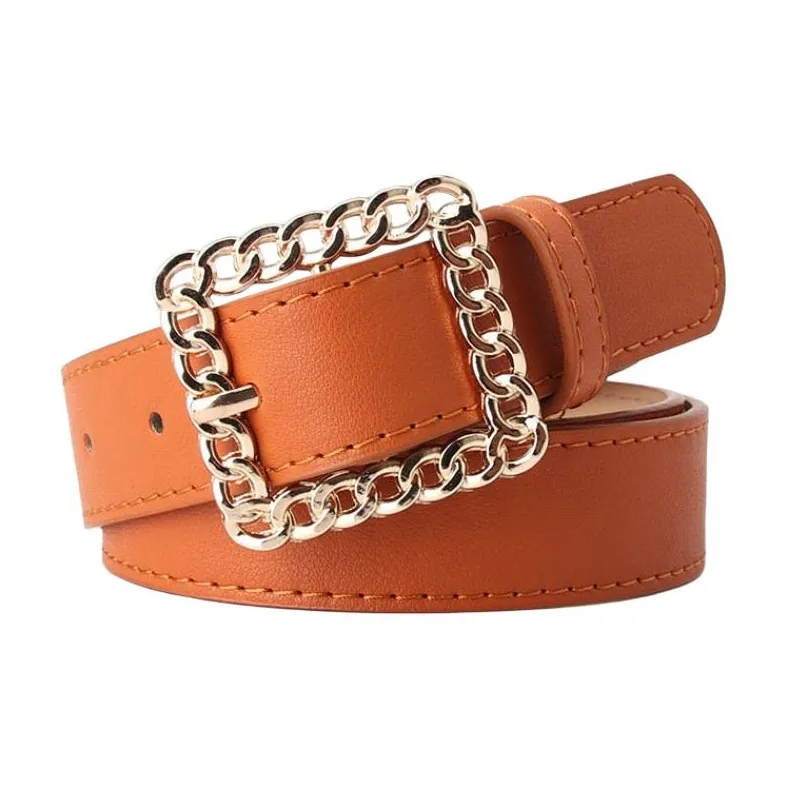 JEANSWEST PU Leather Belts Women's 2.8CM-10