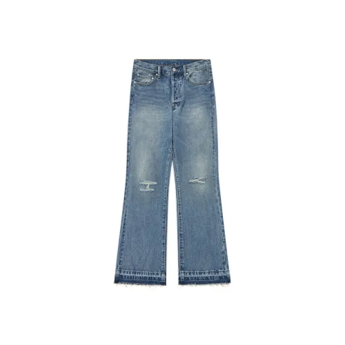 Ice flying Jeans Unisex White