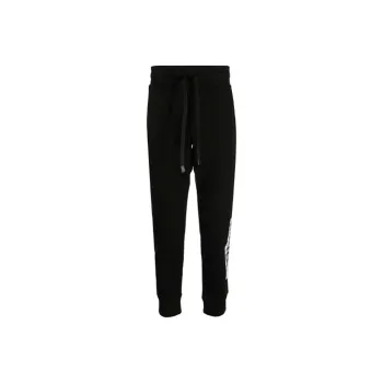 VERSACE JEANS COUTURE FW21 Knitted Sports Pants Men's Black