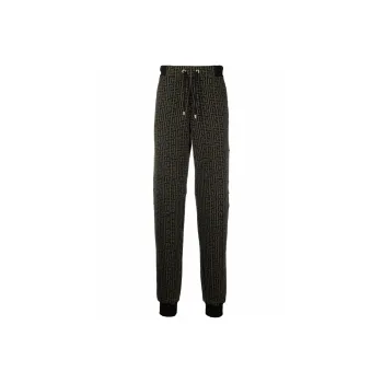 BALMAIN Monogram Drawstring Track Pants