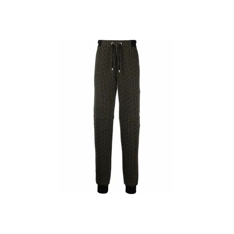 BALMAIN Monogram Drawstring Track Pants-0