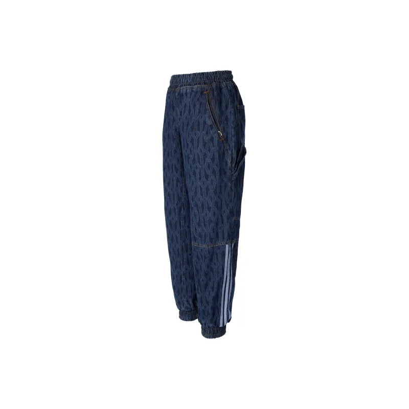 Adidas Ivy Park Monogram Denim Track Pants All Gender-0