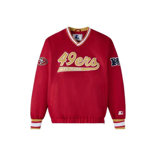 NFL X NFL San Francisco 49ers Starter Trainer Pullover Jacket