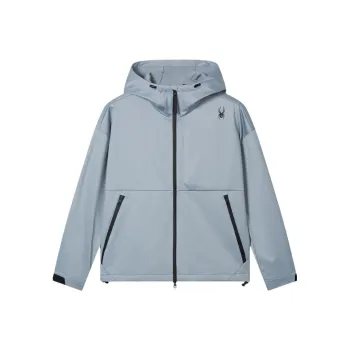 SPYDER Jackets Coats Men's Silver Gray