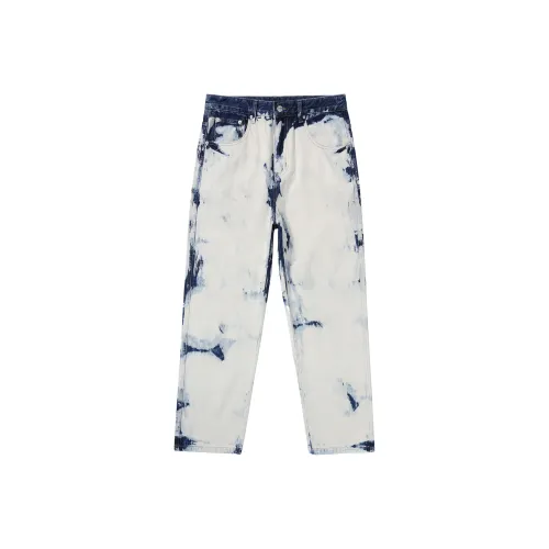SANTASTIC Jeans Men's Blue White