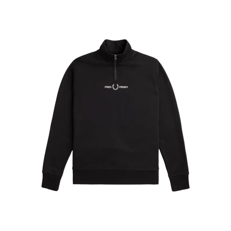 FRED PERRY Sweatshirt Men's Black-0