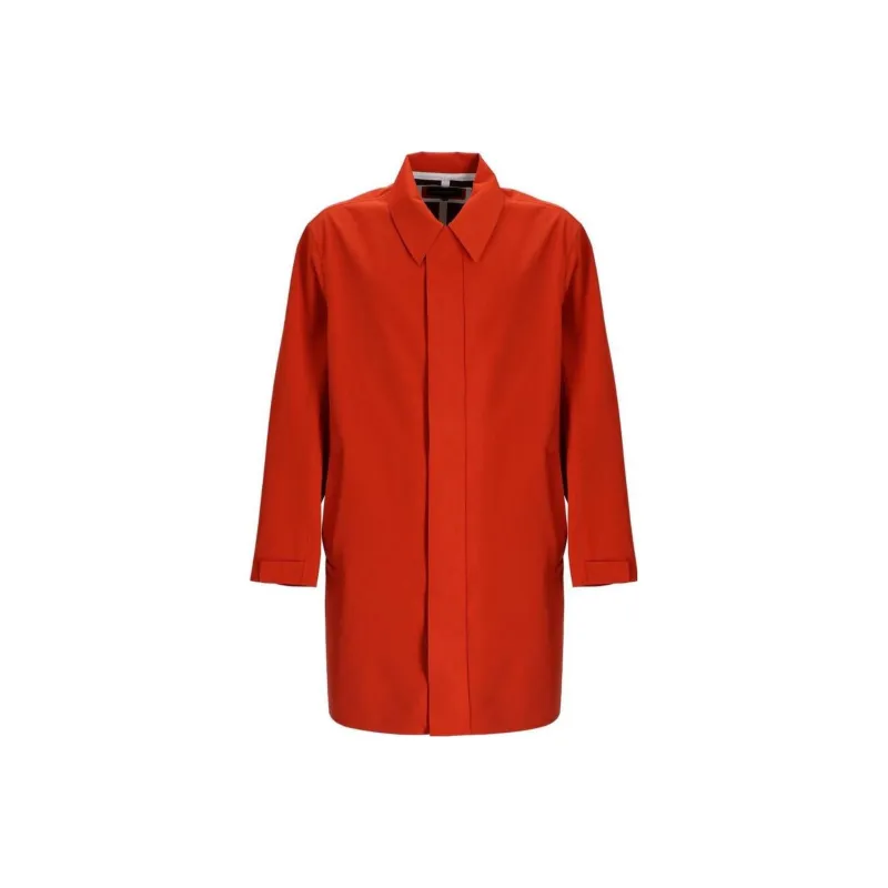 EMPORIO ARMANI SS22 Trench Coat Men's Red-0