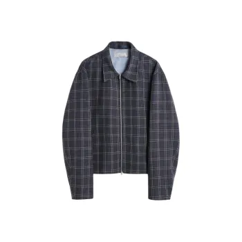 OUR LEGACY Mini Plaid-check Shirt Jacket