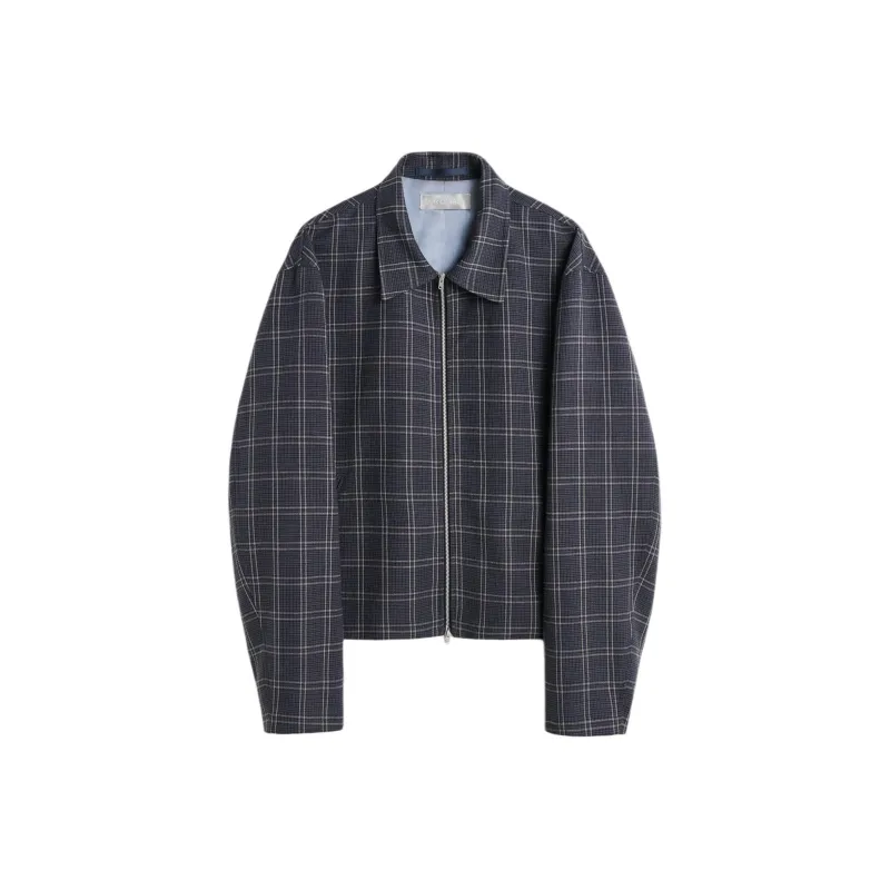 OUR LEGACY Mini Plaid-check Shirt Jacket-0