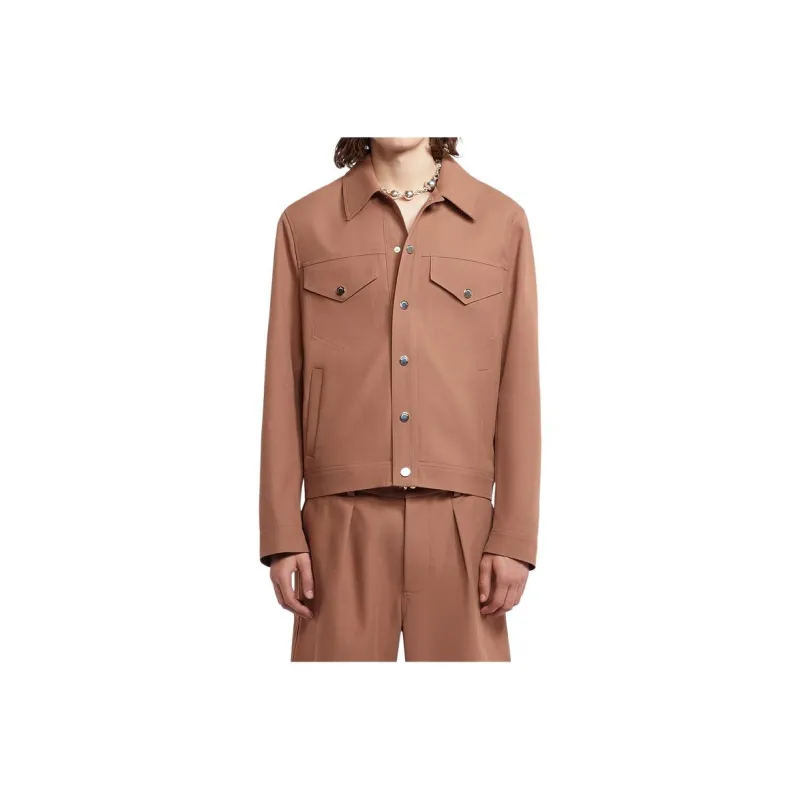 NANUSHKA FW23 LARRY Jackets Coats Men's Brown-0