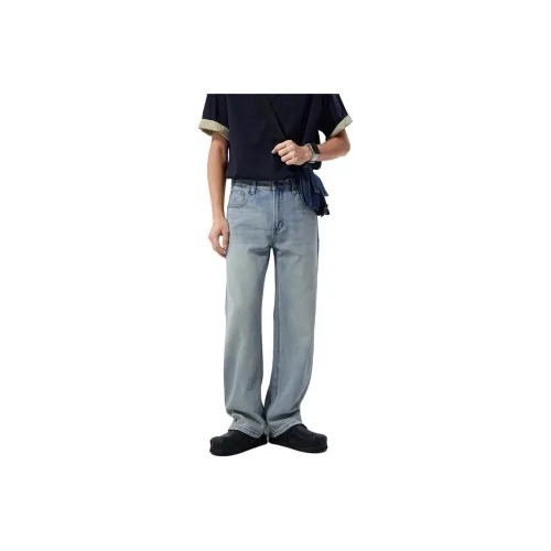 AHAH Winter Jeans Loose Fit Men's