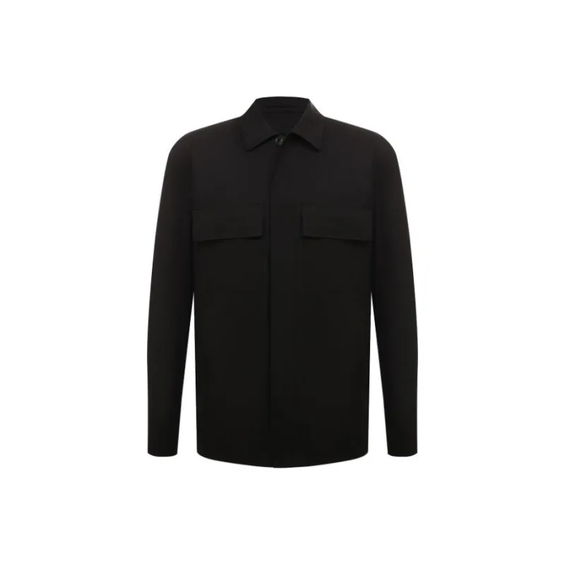 LARDINI Jackets Men Black-0