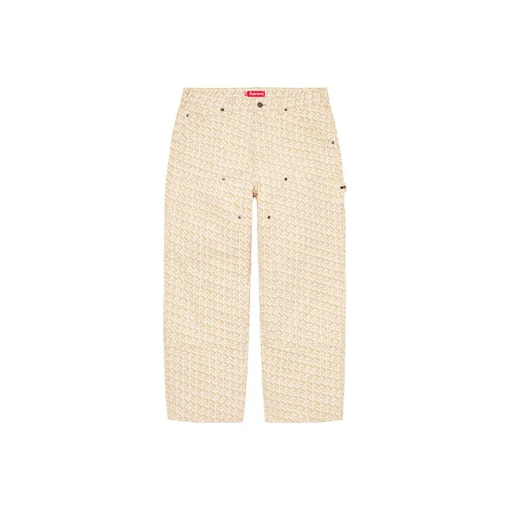 Supreme Monogram Double Knee Denim Painter Pant FW21-5