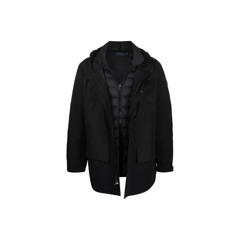 Polo Ralph Lauren FW24 Parka Coats Men's Black-0