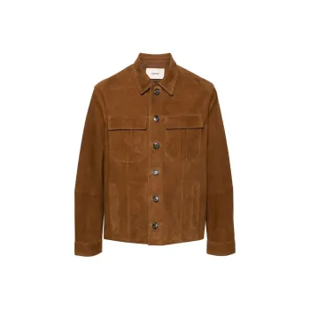 Zadig & Voltaire Kuba Suede Shirt Jacket