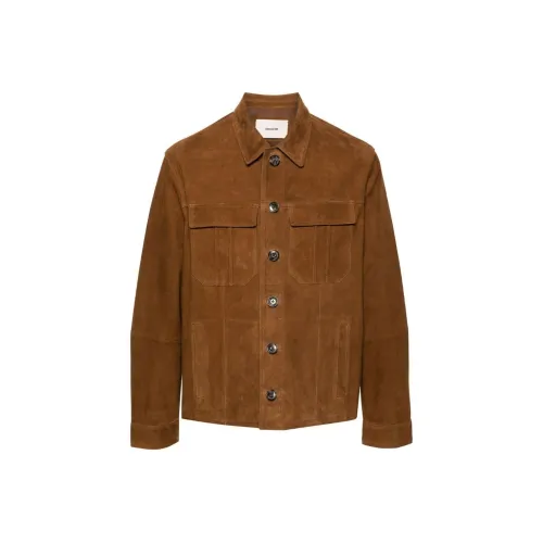 Zadig & Voltaire Kuba Suede Shirt Jacket
