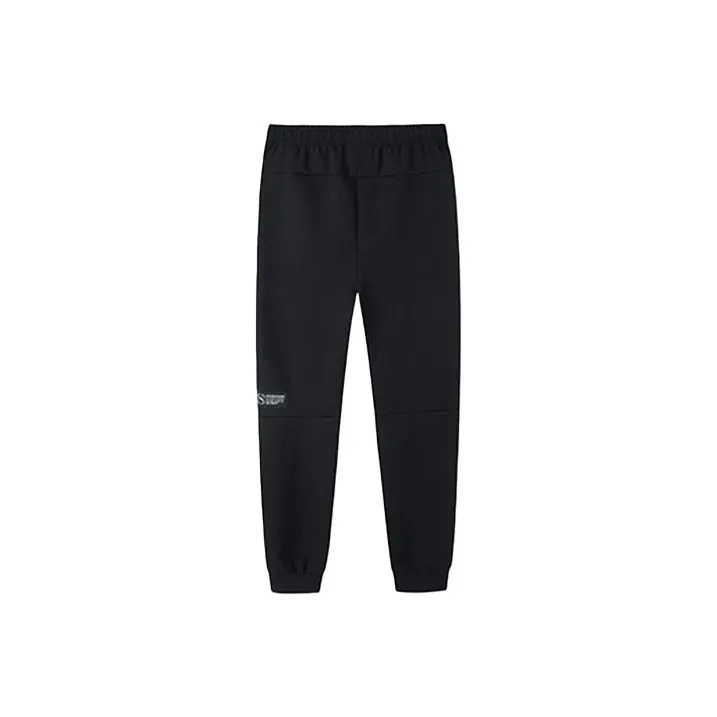 ANTA Variety Training Collection Knitted Sweatpants Men Black-0