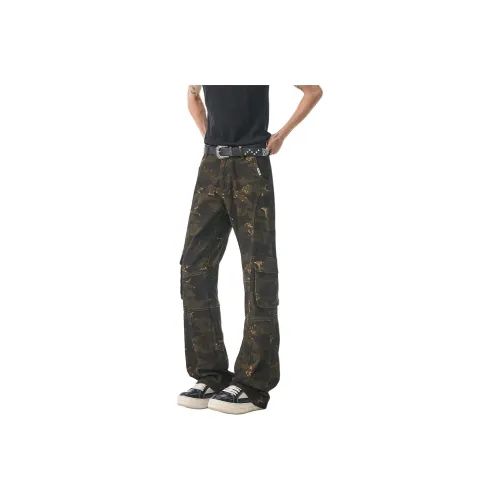RICE NINE TEN Jeans Unisex Camouflage