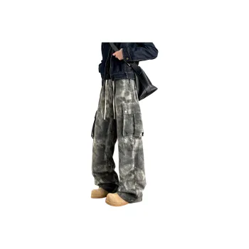 COMOWA Jeans Unisex Tie Dye Camouflage