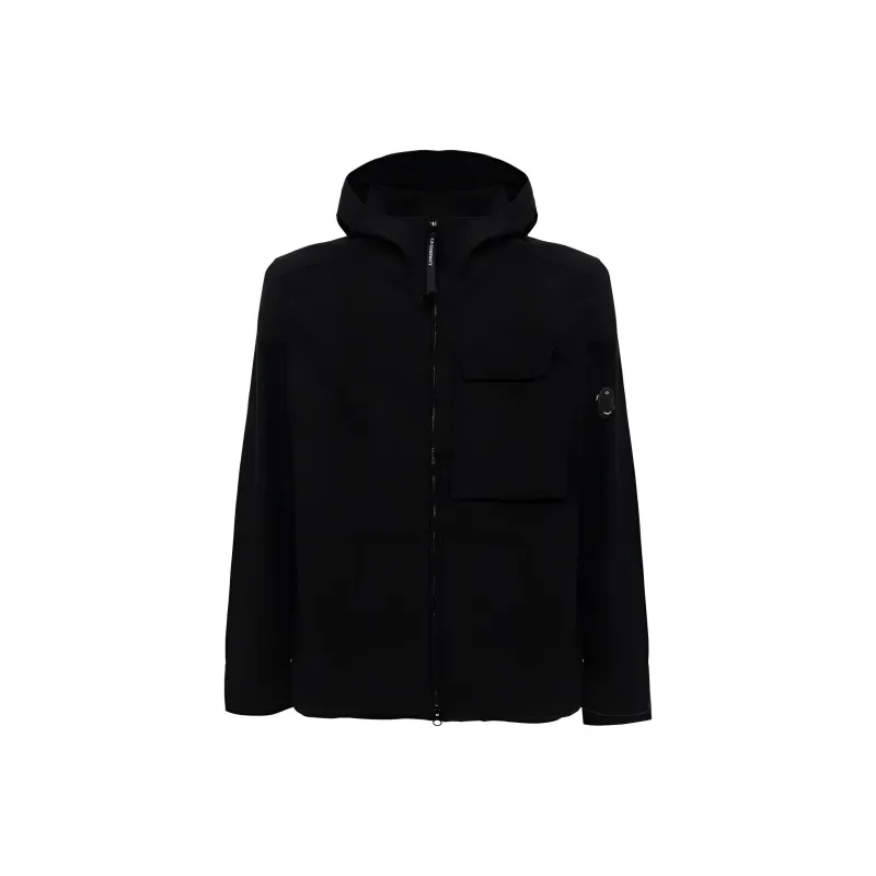 C.P. Company Hooded Cotton Zip up Shirt-0