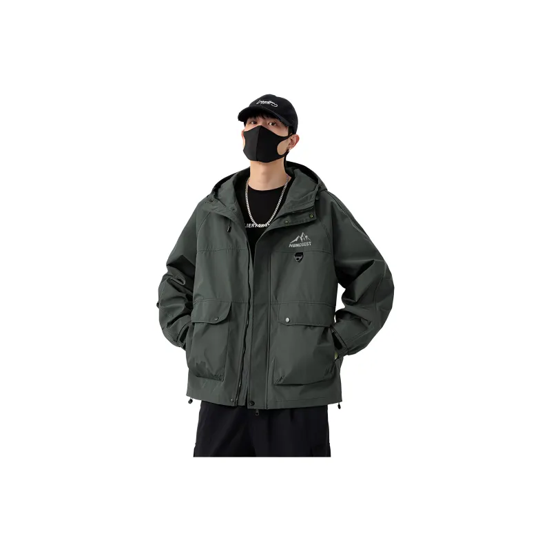 NBNO Jackets Coats Unisex Black-2