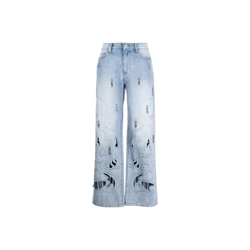 shoes jenny fairy ls5523 06 black Jeans Unisex Blue