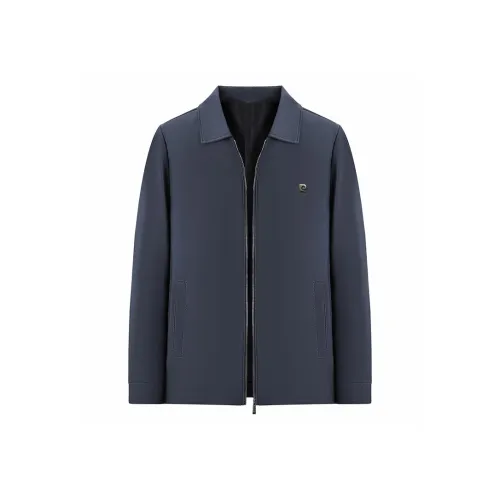 PIERRE CARDIN Jackets Coats Men's Upper Cyan