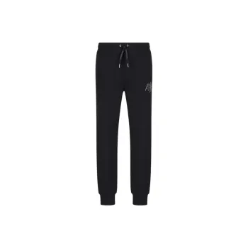 ARMANI EXCHANGEAE FW22 Knitted Sports Pants Men's Black