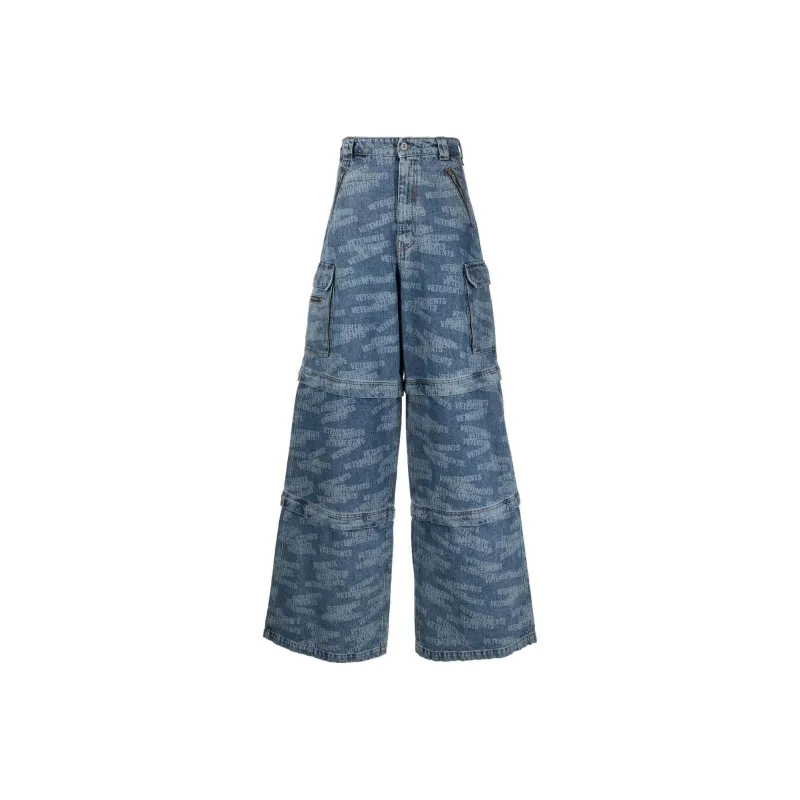 Vetements Transformer Logo print Jeans-0