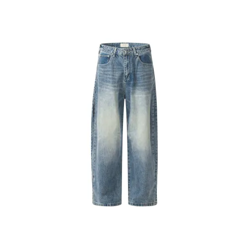 GBXM Jeans Unisex Washed Blue