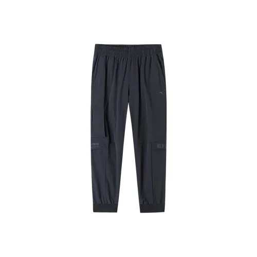 Anta Comprehensive Training Collection Sports Lifestyle Collection Cargo Pants Men's Black