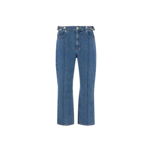JW Anderson Chain link Detailed Straight leg Jeans