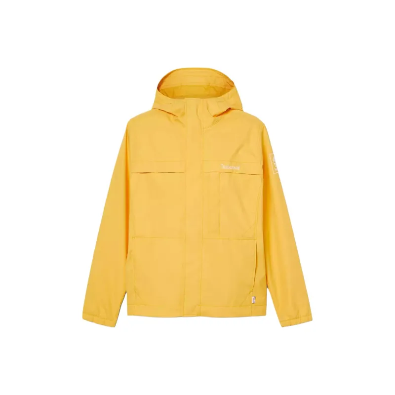 Timberland Benton Water-Resistant Shell Jacket Jackets Coats Men's Mustard Yellow-0