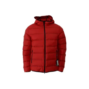 EMPORIO ARMANI EA7 SS24 Down Jacket Men's Red